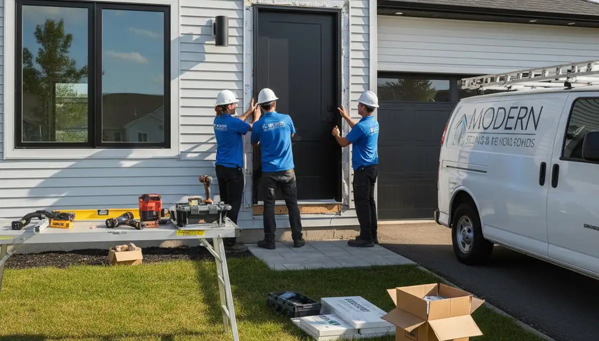 Professional door installation by vinyl-siding experts in Spokane, WA homes