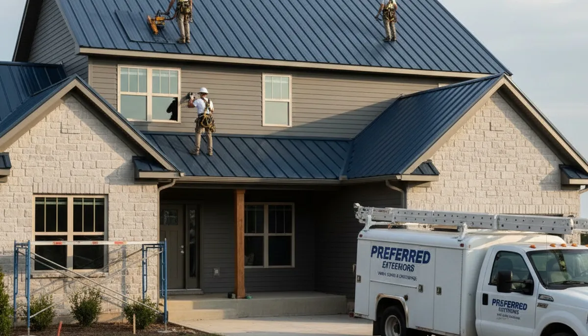 Professional metal roofing installation by Next Level Exteriors in Spokane, WA
