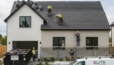 Roof replacement with durable vinyl siding in Spokane, WA by Next Level Exteriors