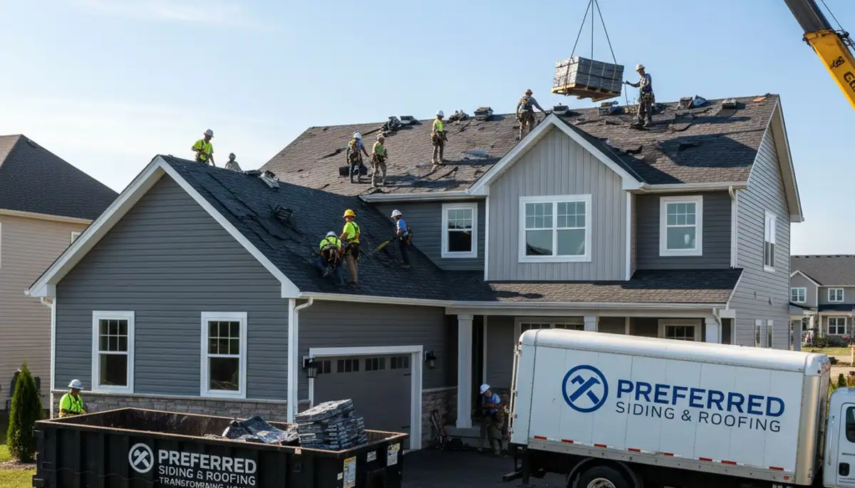Vinyl siding installation and roof replacement by Next Level Exteriors in Spokane, WA
