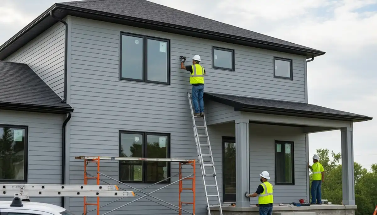 Professional vinyl siding installation on Spokane, WA home exterior by Next Level Exteriors
