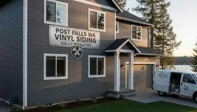 Professional vinyl siding installation on home exterior in Spokane, WA