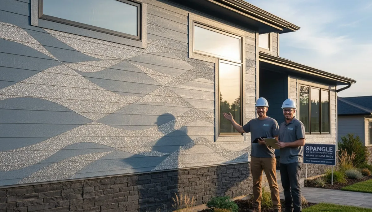 Professional vinyl siding installation on residential home exterior in Spokane, WA
