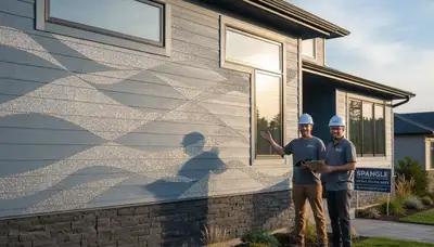 Professional vinyl siding installation on residential home exterior in Spokane, WA