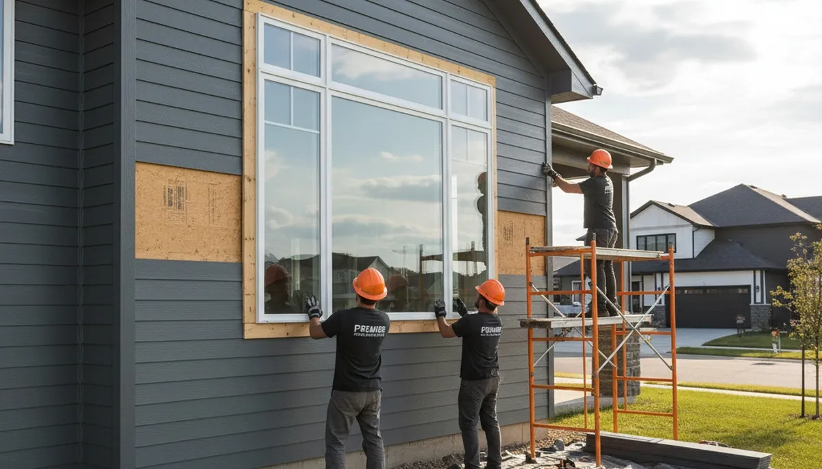 Professional vinyl siding and window installation in Spokane, WA by Next Level Exteriors